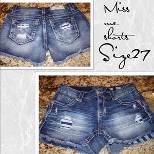 Miss me shorts size 27